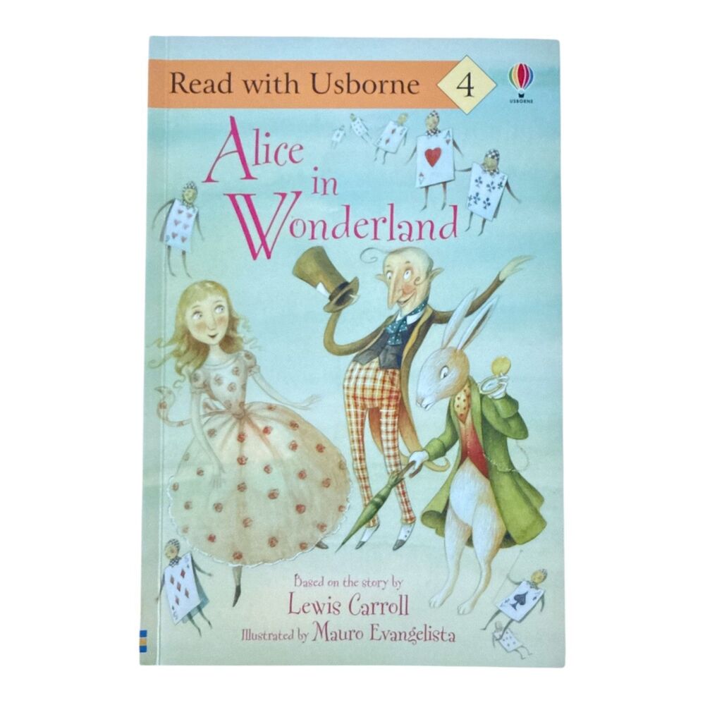 Usborne Alice in Wonderland Paperback Book Level 4 Reader